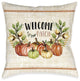 Laural Home Welcome To Our Patch 18" X 18" Indoor Decorative Pillow