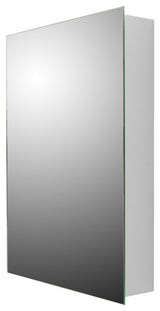 Euroline Medicine Cabinet, 16"x22", Polished Edge, Surface Mounted