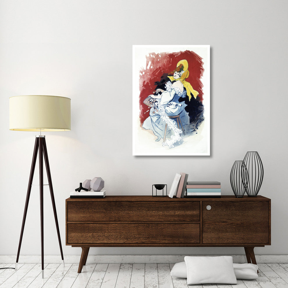 "La DentelliÃ¨re" Digital Paper Print by Jules Cheret, 32"x46"