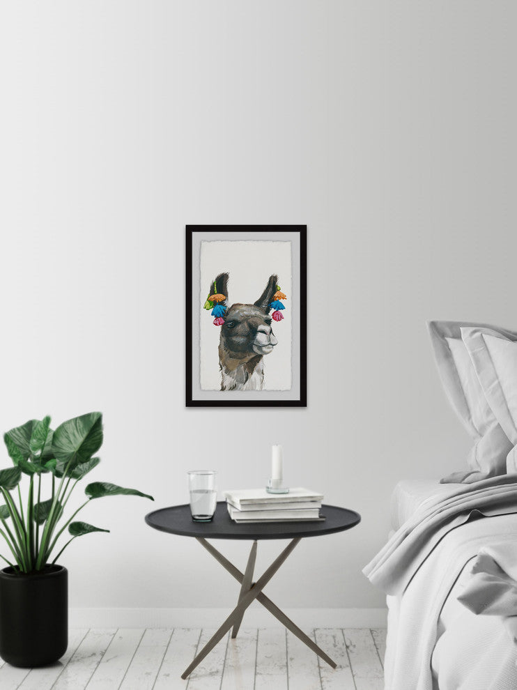 "Ear Fringe" Framed Painting Print, 12"x18"
