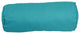 20"X8" Double-Corded Polyester Bolster Pillows With Inserts, Set of 2, Aqua Blue