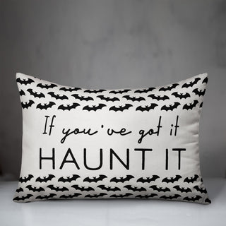 Bat Pattern Border   14x20 Throw Pillow