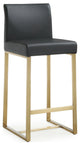 TOV Furniture Denmark Black Gold Steel Counter Stool (Set of 2)