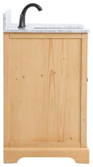 Home Living 22" Farmhouse Natural Wood-Light Bathroom Vanity