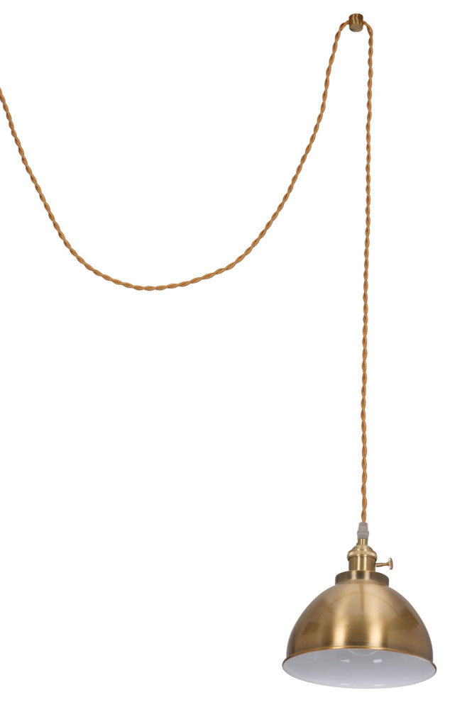 Pendant Ceiling Light Fixture, Steel Metal, Brass, Gold, Kitchen LoungeLobby