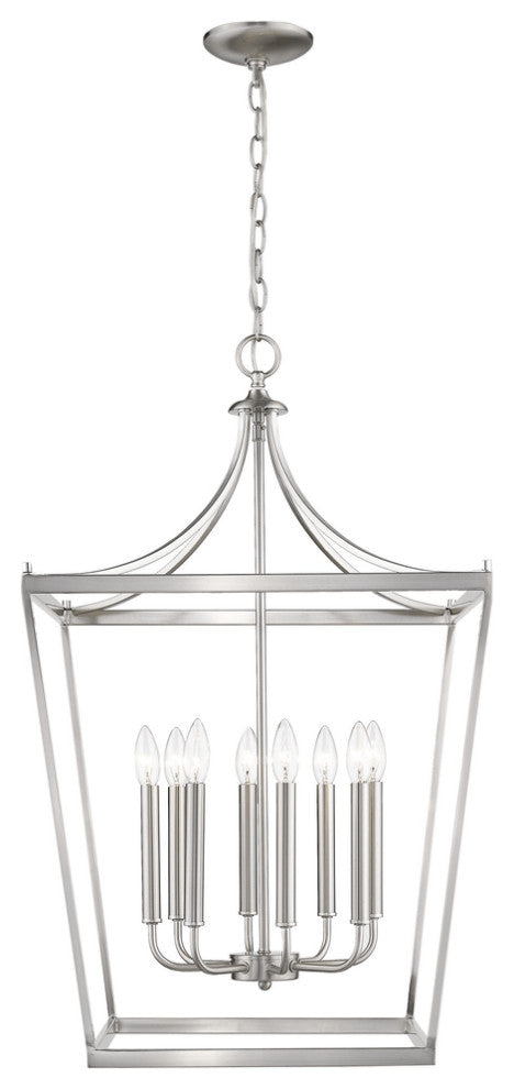 Kennedy 8-Light Satin Nickel Pendant