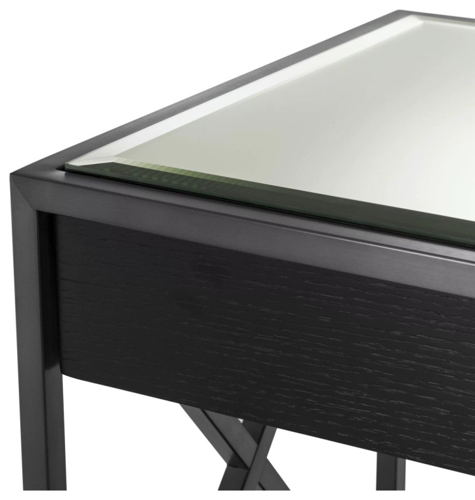 Bronze Bedside Table, Eichholtz Beverly Hills