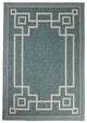 Outdoor Collection Oriental Area Rug - UV Safe Rug, Ocean, 7'10"x10'