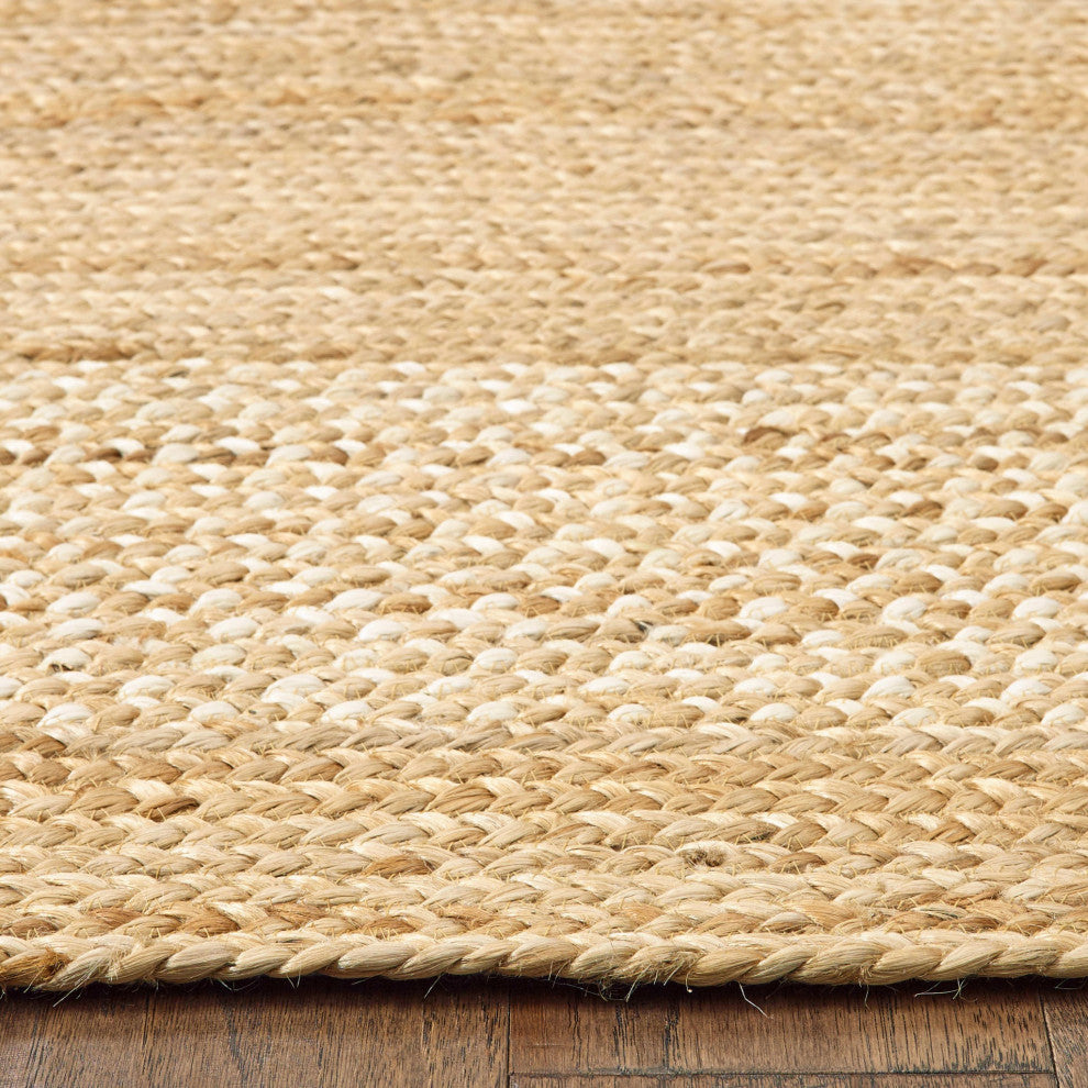 8' x 10' Classic Tan Bordered Area Rug