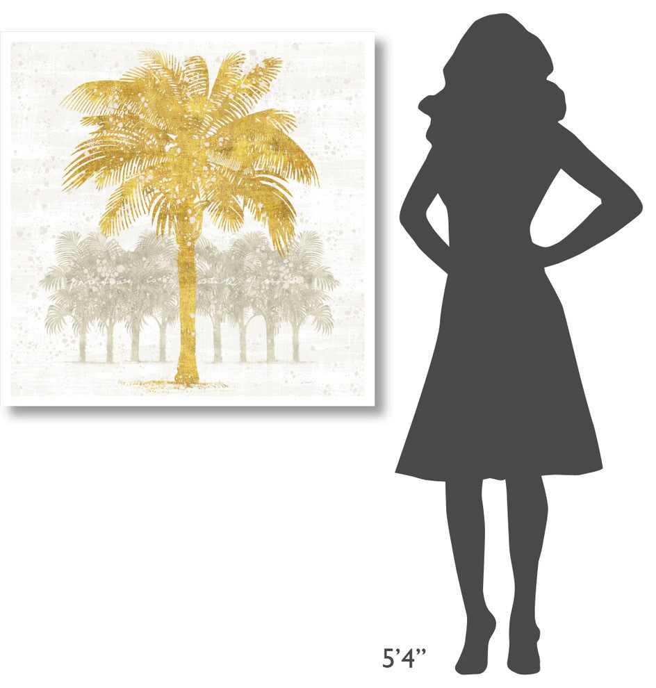 "Palm Coast II" Digital Paper Print by Sue Schlabach, 38"x38"