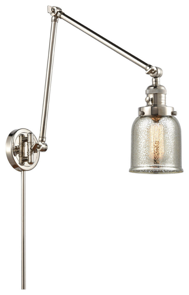 INNOVATIONS 238-PN-G58-LED 1-Light Swing Arm Polished Nickel