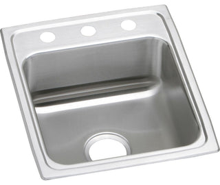 LRAD172065OS4 Lustertone Classic Stainless Steel 17" x 20" Drop-in ADA Sink