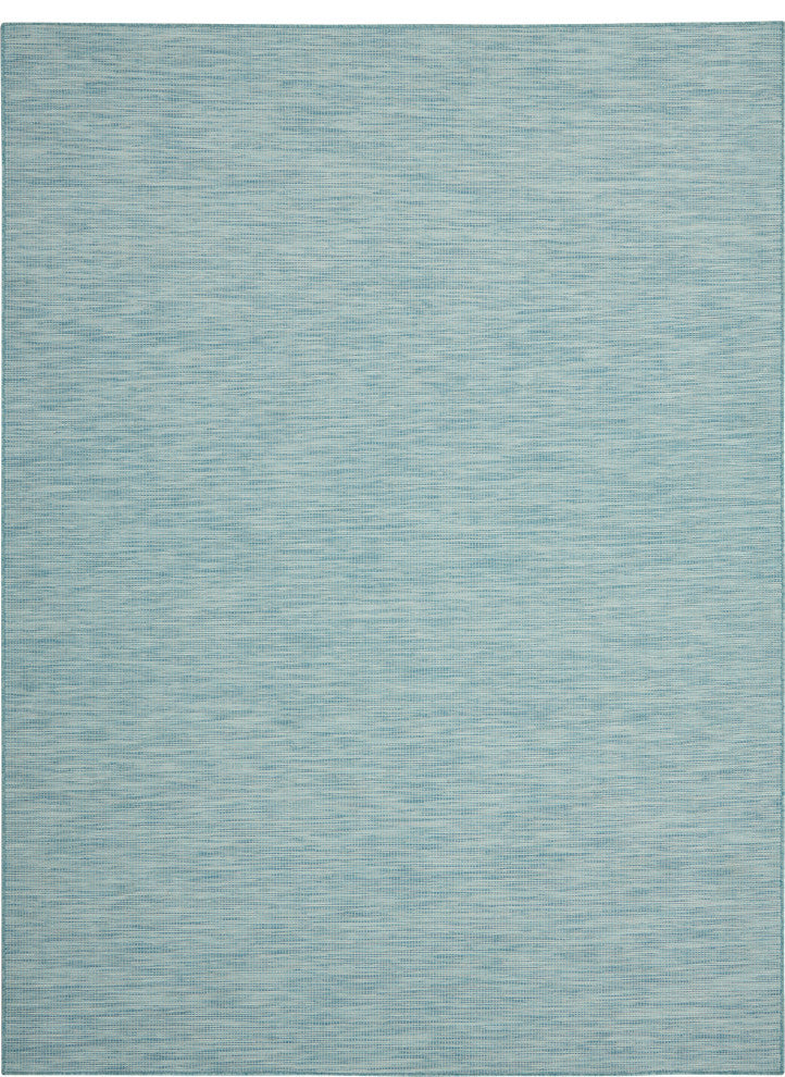 Nourison Positano Contemporary Area Rug, Aqua, 10'x14'