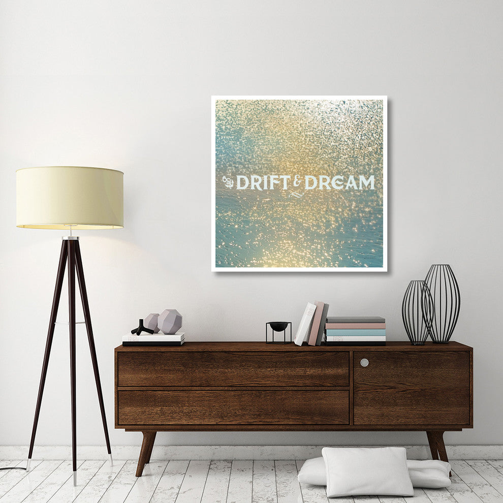 "Sparkling Sea III" Digital Paper Print by Sue Schlabach, 42"x42"