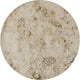 Karelia Cumulus Light Yellow 7'10" Round Area Rug