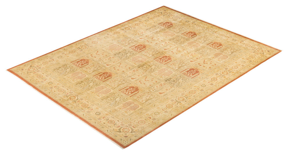 Mogul, One-of-a-Kind Hand-Knotted Area Rug Brown, 9'3"x12'3"