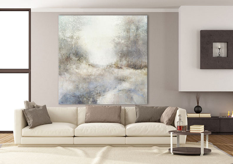 "Forest Night I" Fine Art Giant Canvas Print, 54"x54"
