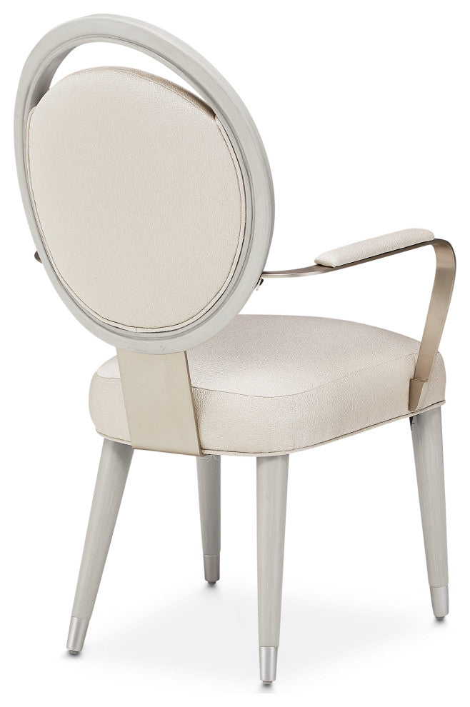 Eclipse Dining Arm Chair, Set of 2 - Moonlight Gray