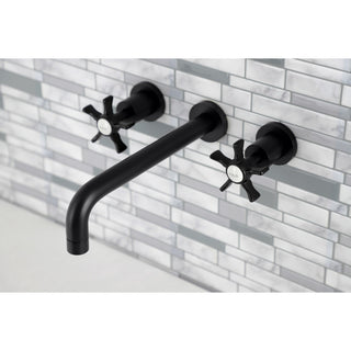 KS8020NX Two-Handle Wall Mount Tub Faucet, Matte Black
