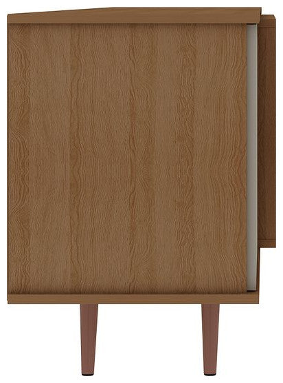 Hampton 62.99 TV Stand in Off White and Maple Cream