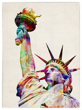 'Statue of Liberty' Canvas Art by Michael Tompsett