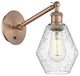 Innovations 317-1W-AC-G654-6-LED 1-Light Sconce, Antique Copper