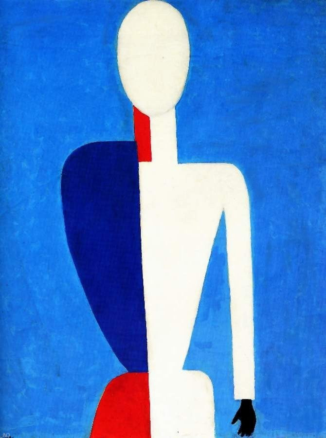 Kazimir Malevich Torso, 21"x28" Wall Decal