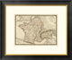 "Carte generale des Gaules, 1821" Framed Print by Adrien Hubert Brue, 26"x22"