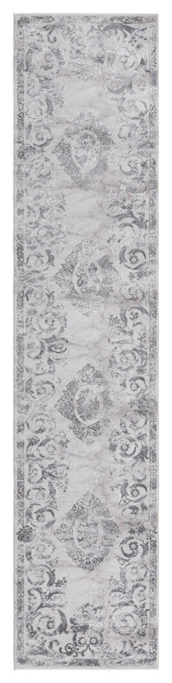 Unique Loom Diana Finsbury Rug, Gray, 2'x6' Runner