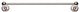 Atlas Homewares Emma 18" Towel Bar, Polished Nickel