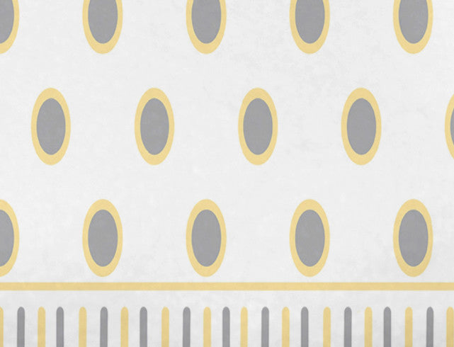 Comb Dot, Strip Print Bath Towel, Gray