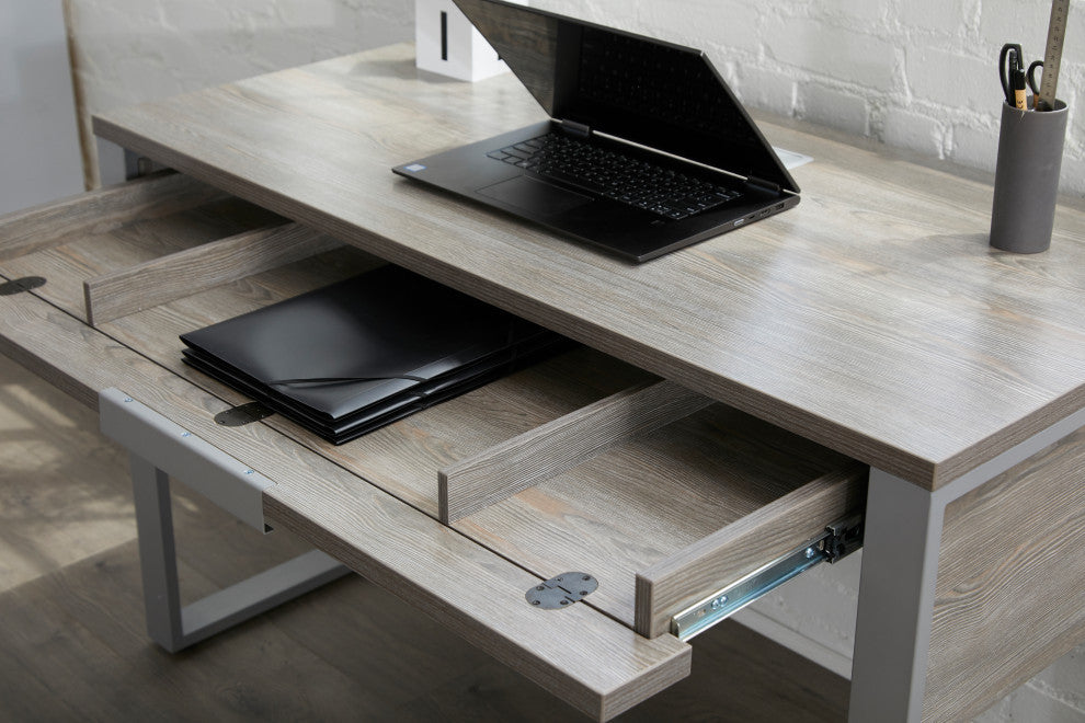 K150 Home Desk 47x24", Gray, Gray