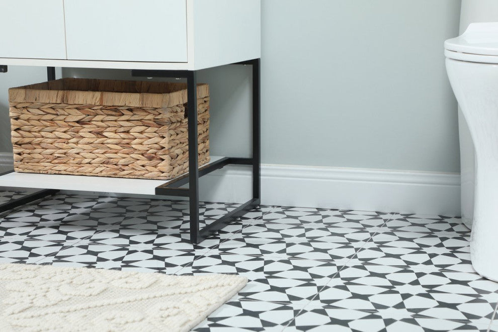 Sue 24" Single Bathroom Vanity, White