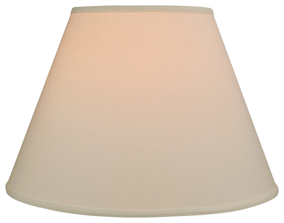 FenchelShades Round Lampshade 10"x20"x14", Linen Beige Homespun