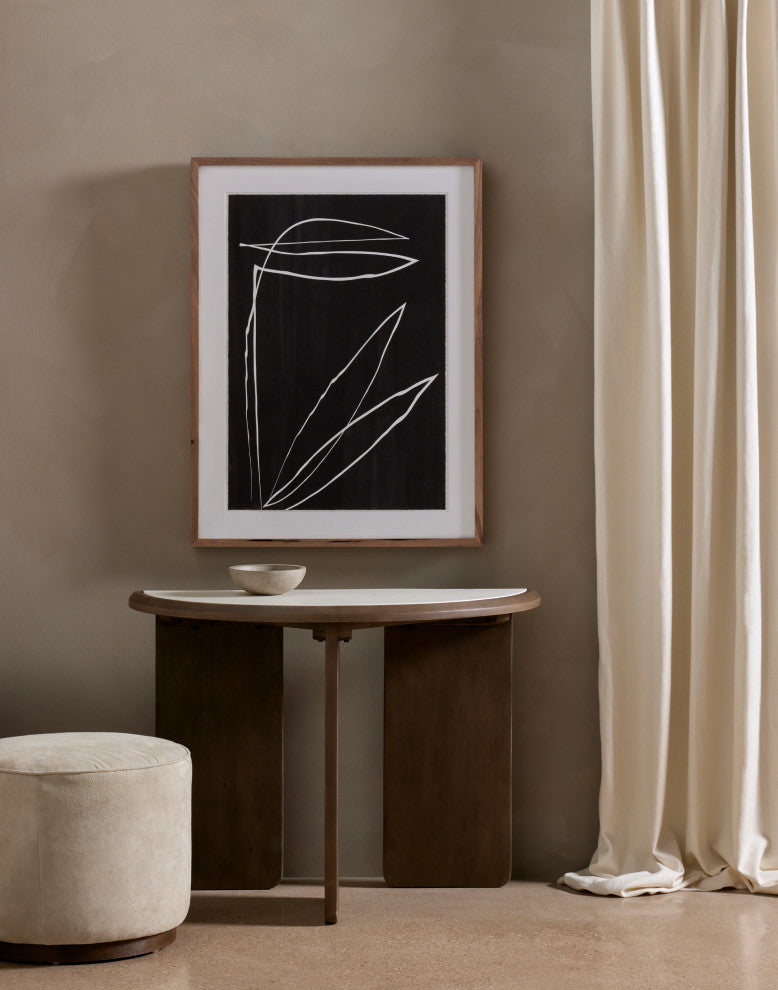 Abstract Botanic Line Drawing Roseanne