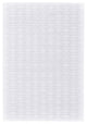 Weave & Wander Qazi Textured Lustrous Geometric Rug, White, 7'6"x10'6"