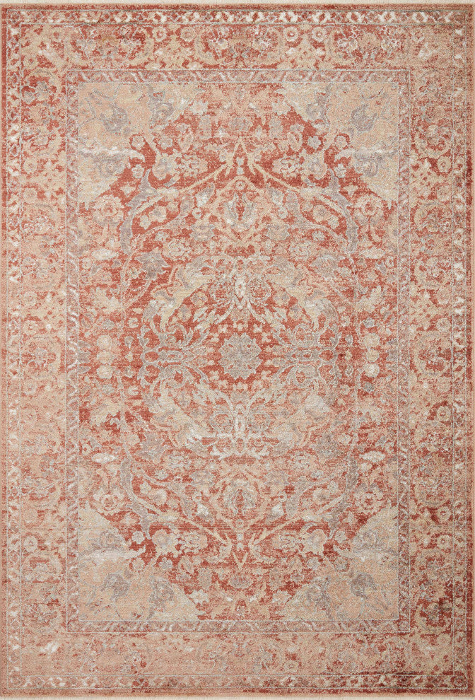Loloi Sonnet Spice / Multi 7'-10" x 7'-10" Round Area Rug
