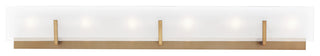 Syll 6-Light Wall / Bath, Satin Brass