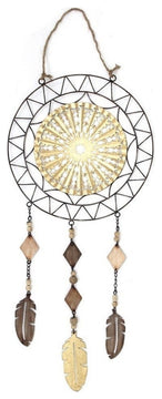 Sagebrook Home Multi Metal Dreamcatcher Wall Sculpture