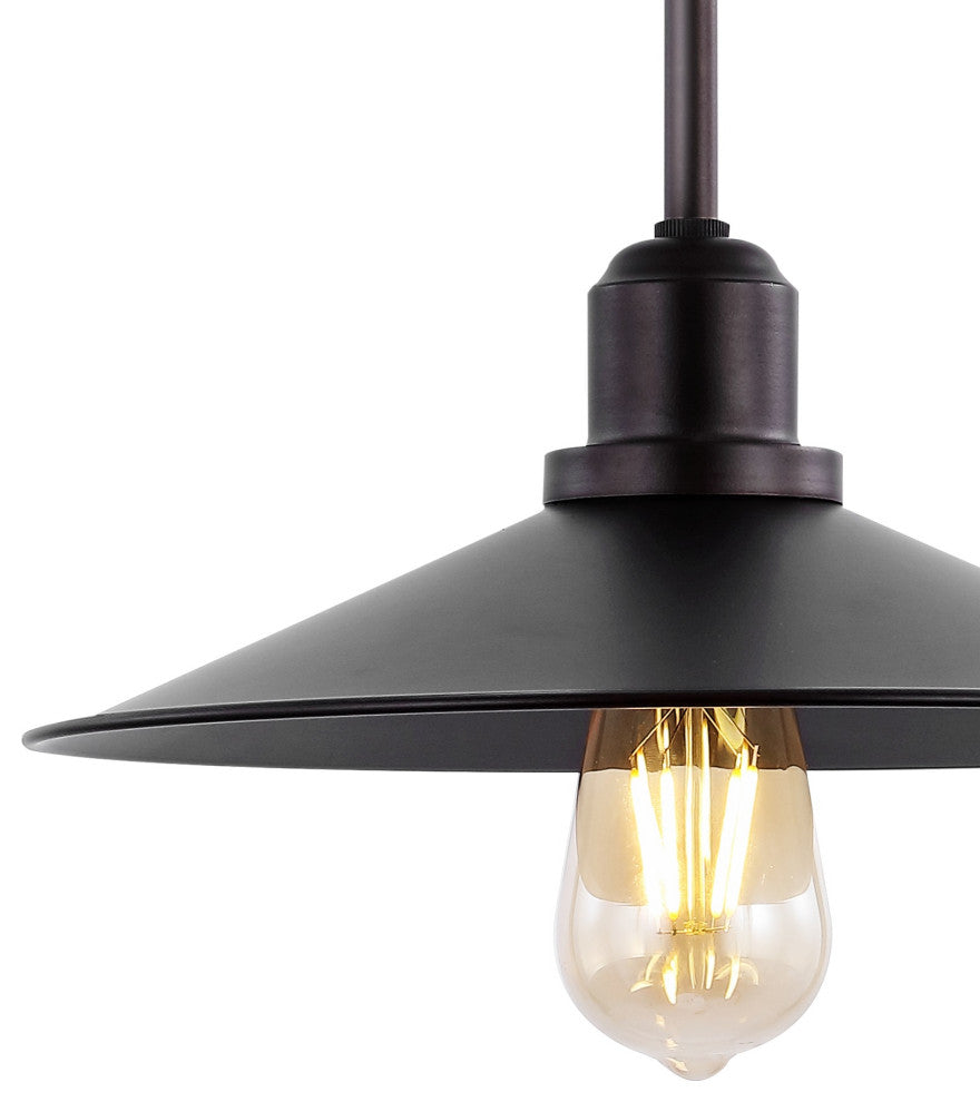 Cade 3-Light Metal LED Pendant, Oil Rubbed Bronze, Width: 10.5"
