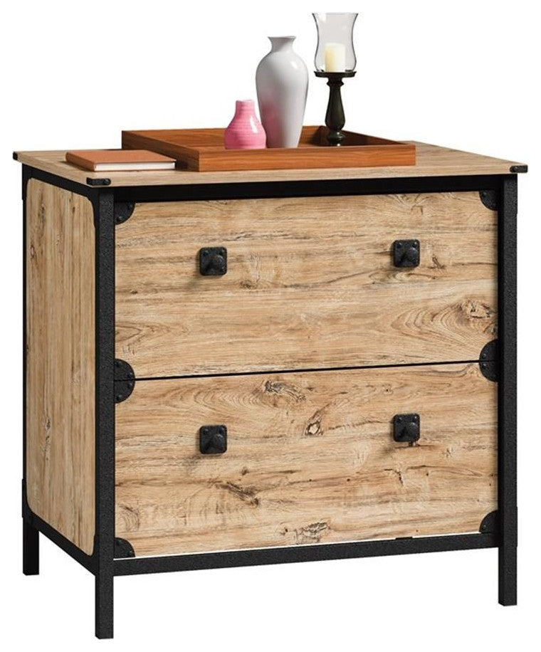Sauder Steel River Engineered Wood Lateral File in Milled Mesquite/Natural