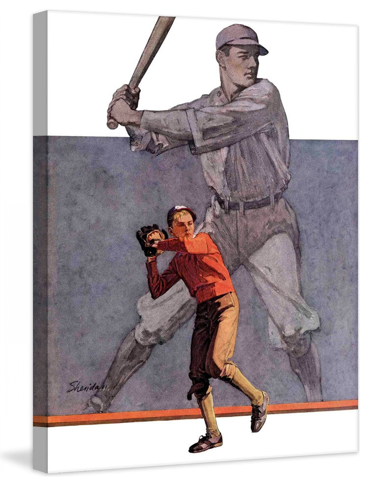 "Shadow Batter" Painting Print on Canvas by John E. Sheridan