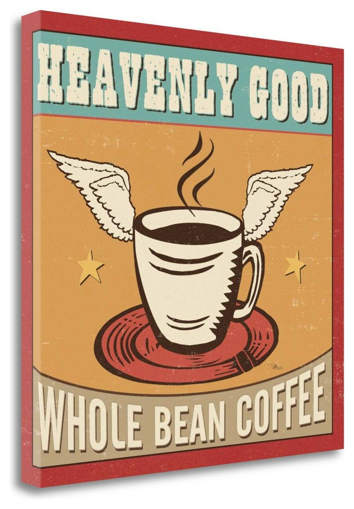 "Coffeehouse IV" By Pela Studio, Giclee Print on Gallery Wrap Canvas