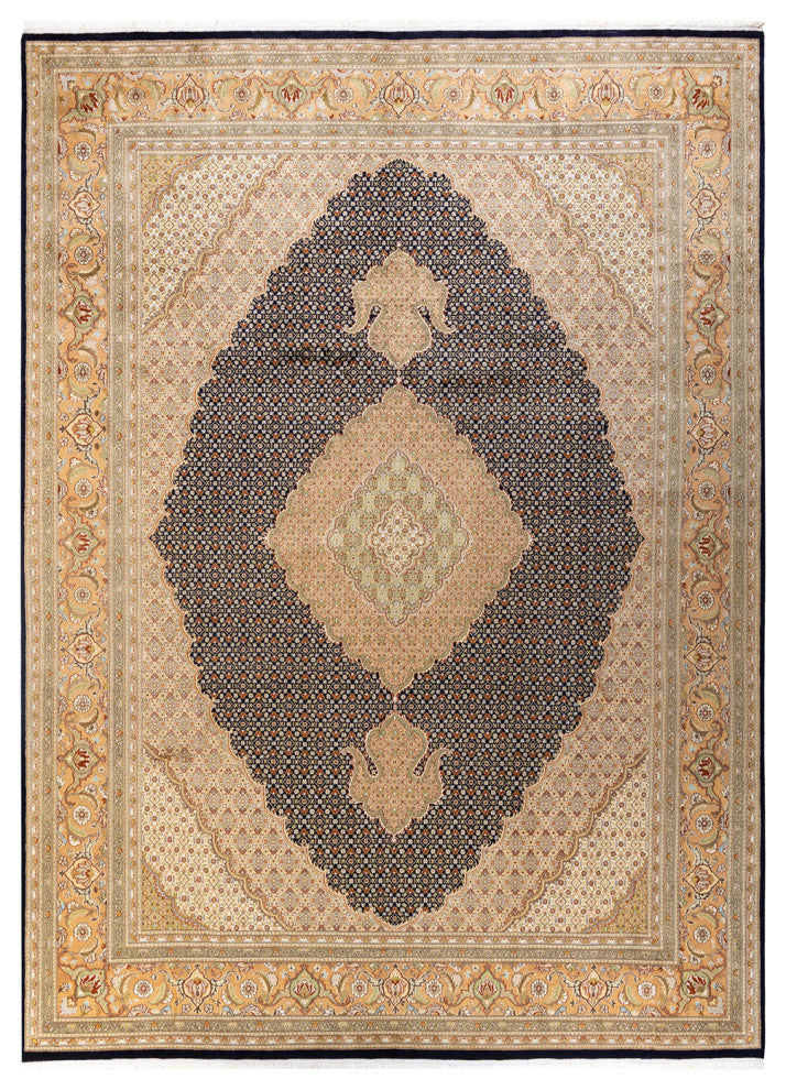 Chaung-U One-of-a-Kind Hand-Knotted Area Rug Black, 9'0"x12'4"