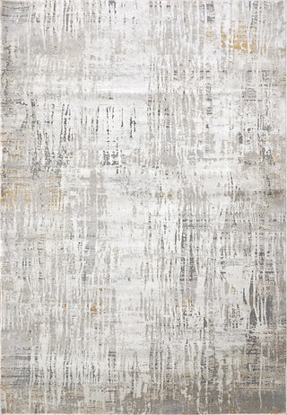 Dynamic Rugs Capella Shrink Poly Area Rug, Gray/Gold, 9'x12'