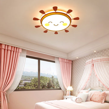 Crissier | Creative LED Smile Sun Ceiling Lamp for Kids room