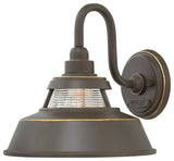 Hinkley 10" Troyer Medium Outdoor Wall Mount Sconce, Oil Rubbed Bronze