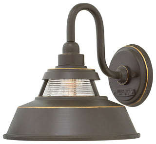 Hinkley 10" Troyer Medium Outdoor Wall Mount Sconce, Oil Rubbed Bronze