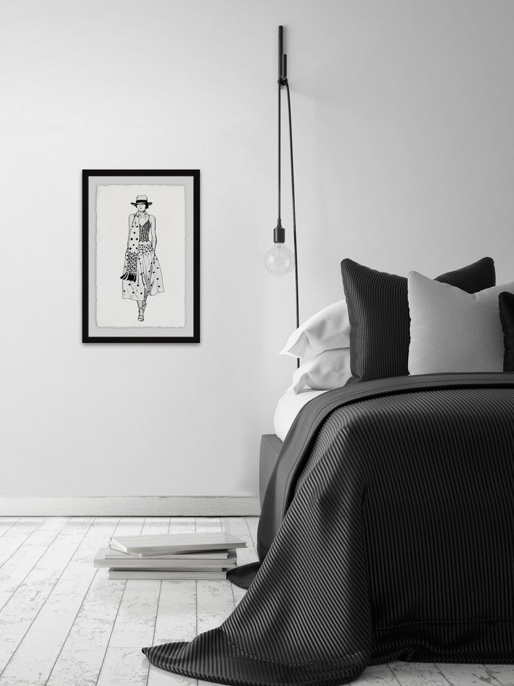 "All About Dots" Framed Painting Print, 20"x30"