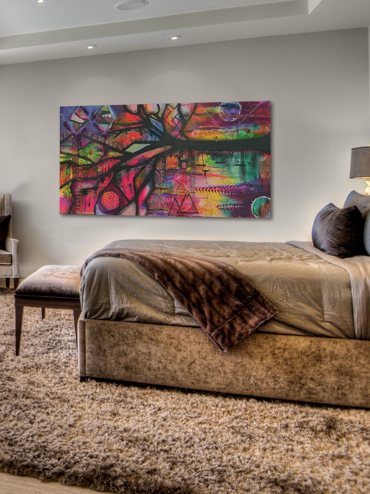 Marmont Hill, "In the Trees" by Sloane Kady Print on Wrapped Canvas, 36x18